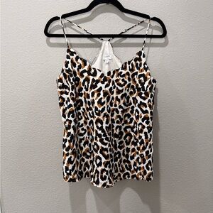🐆💛 J. Crew Stunning Leopard Print Cami Blouse – SZ 6 💛🐆